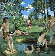 Frederic Bazille Scene d Ete oil painting reproduction